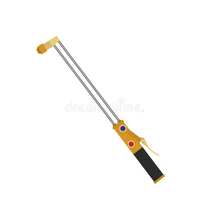 Cutting Torch or Welding Torch Icon Stock Vector - Illustration of