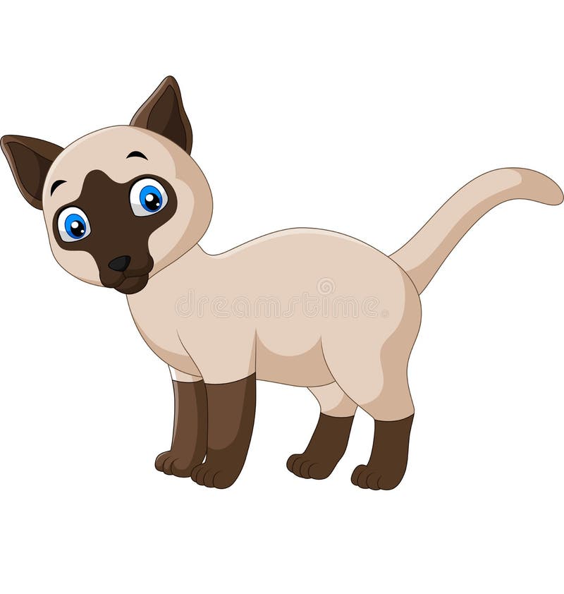 Drawing Siamese Cat Clipart - Best Cat Wallpaper