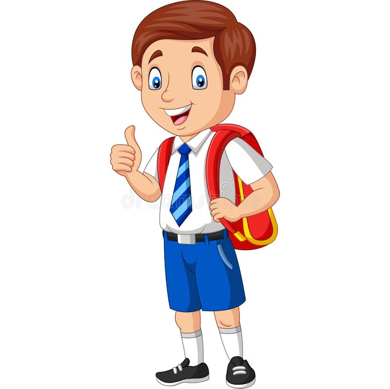 Boy in School Uniform