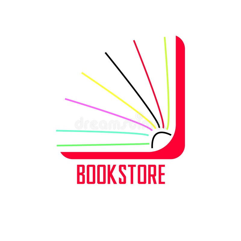Bookstore Logo Design, Vector Sign, Icon, Symbol, Emblem, Logo