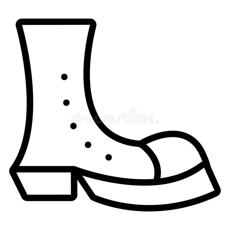Boots For The Clown. Cartoon Stock Vector - Illustration of shoe ...