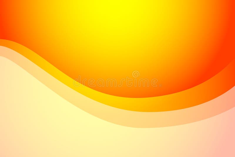 Abstract Gold Orange Wave Background Vector Gold Orange Tone Abstract Decorative Vector Illustration Waves Design On White Stock Vector Illustration Of Waves China
