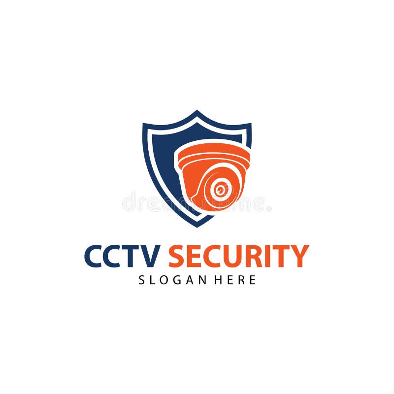 CCTV Vector Logo Design. Camera Logo Template Design Stock Vector