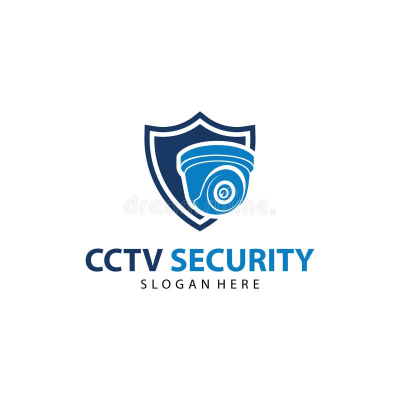 CCTV Vector Logo Design. Camera Logo Template Design Stock Vector
