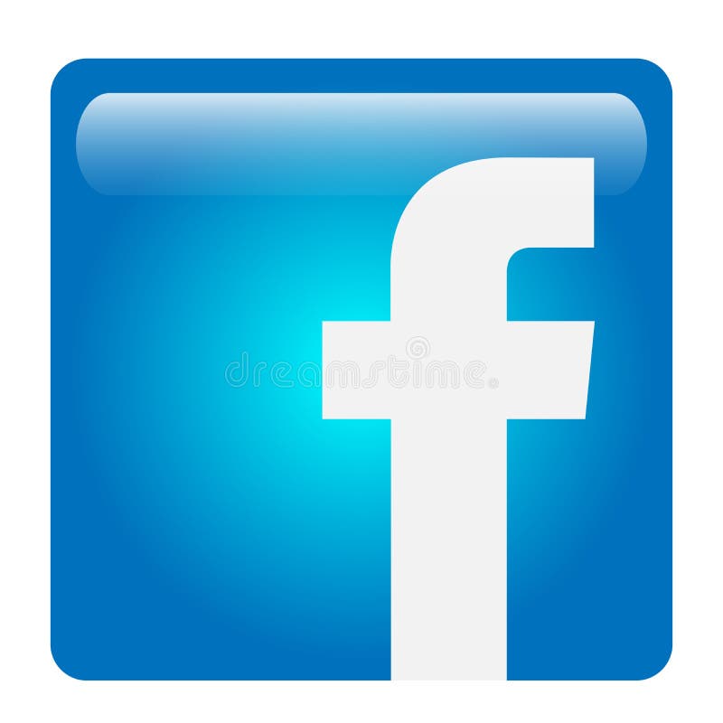 Facebook logo icon vector illustrations on white background, in ai10 illustrations for web banner. Facebook logo follow vectors