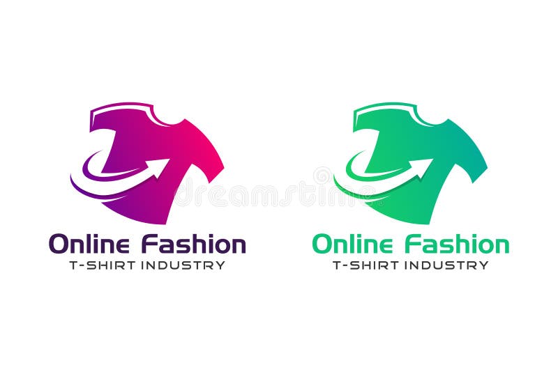 Cloth Shirt Logo Designs Concept Vector, Fashion Logo Stock Vector ...