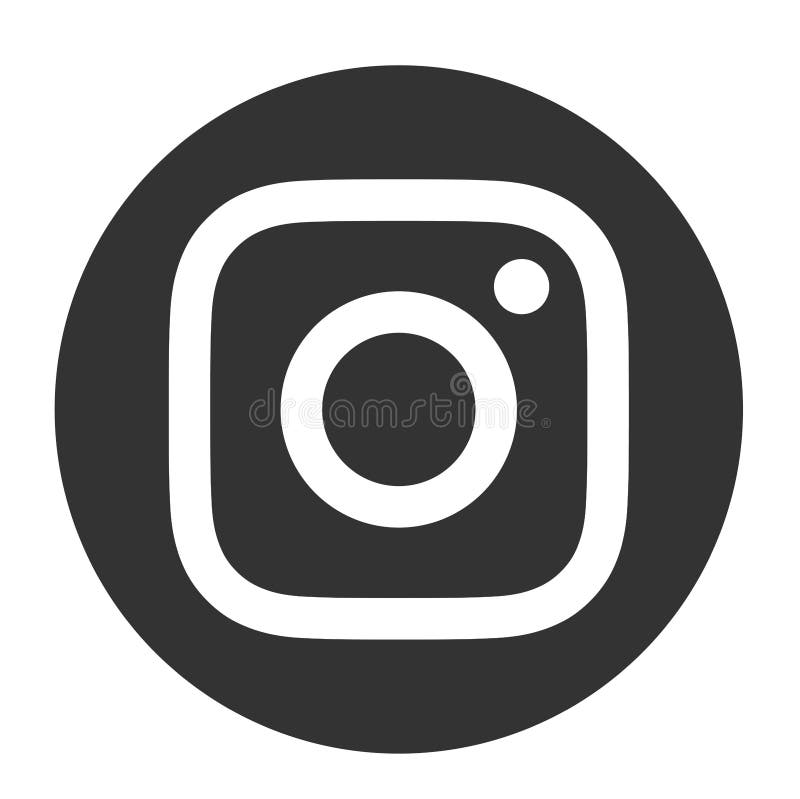 Instagram Logo Icon Vector Button Design Isolated White. May 25,2020 in ...