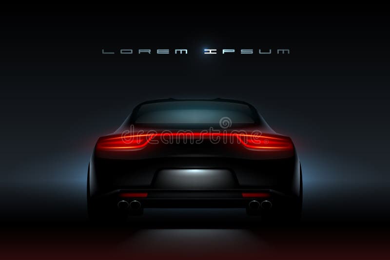 Car Silhouette Back Black Stock Illustrations 1,067 Car Silhouette Back Black Stock