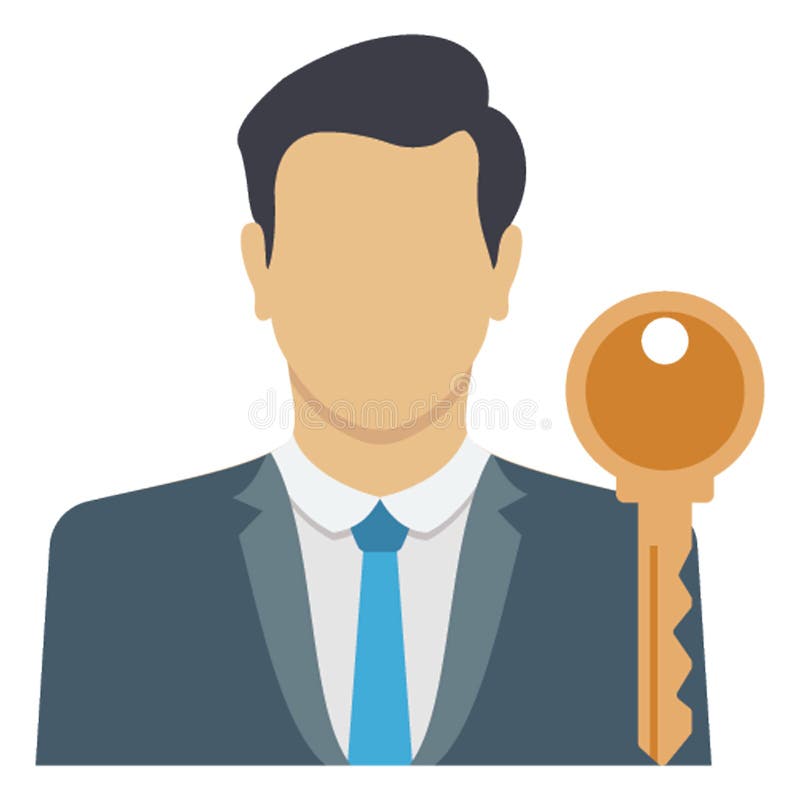 Employee asset vector icon which can easily modify or edit royalty free illustration