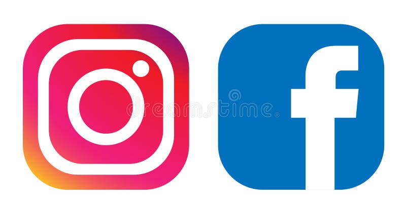 facebook instagram logos vector facebook instagram logos vector