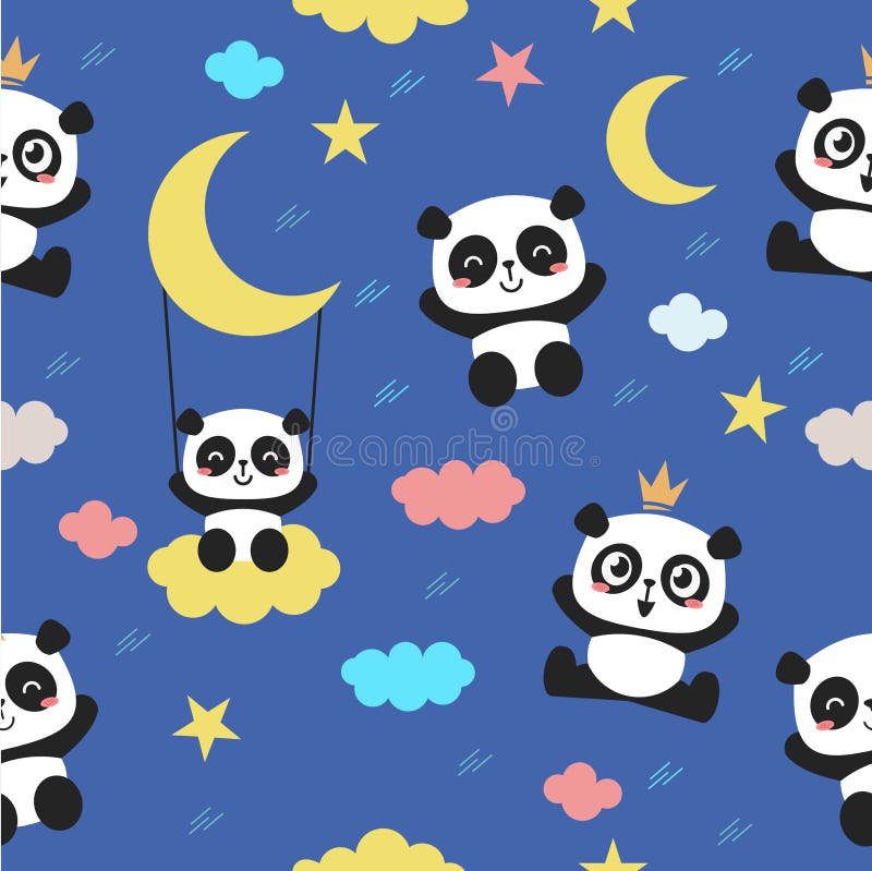 Kawaii Panda Moon Stock Illustrations – 78 Kawaii Panda Moon Stock  Illustrations, Vectors & Clipart - Dreamstime