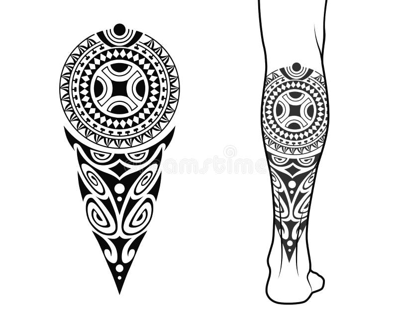 3. Tribal Foot and Leg Tattoos - wide 7