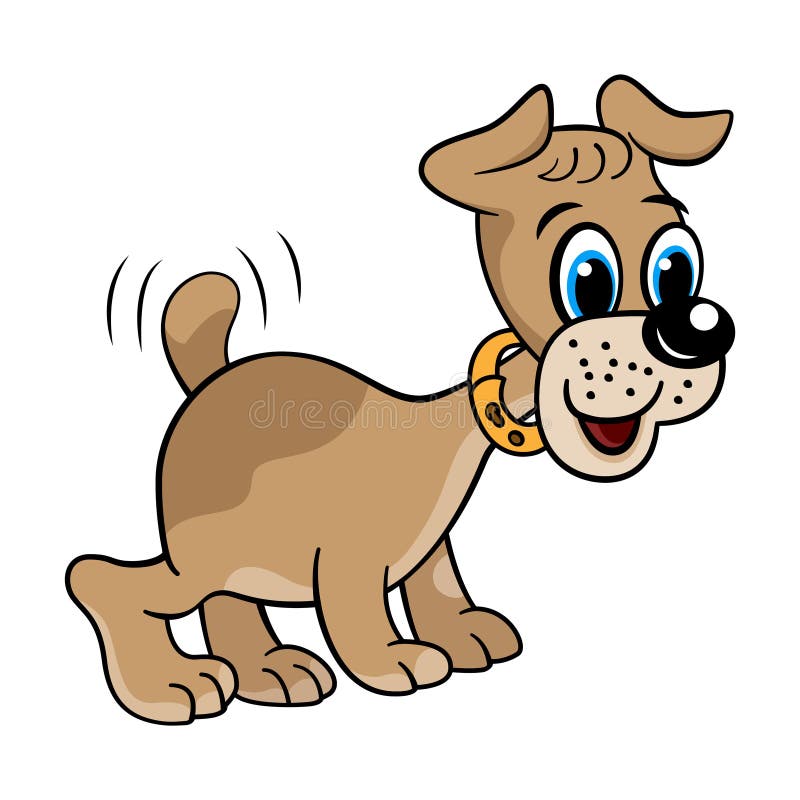 Cute Cartoon Dog. Puppy, Doggy Stock Vector - Illustration of puppy, doggy:  213371263