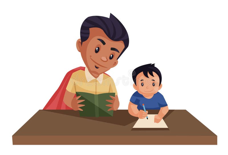 Dad Helping Homework Stock Illustrations 65 Dad Helping Homework Stock Illustrations Vectors Clipart Dreamstime