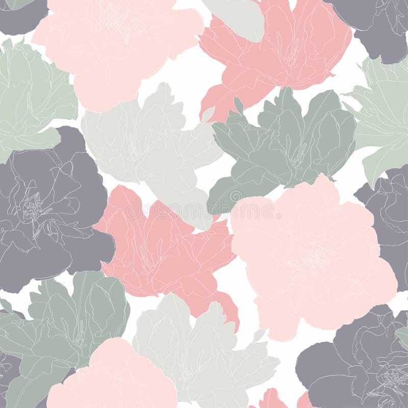 Flowers Grey Pink Stock Illustrations 13,073 Flowers Grey Pink Stock