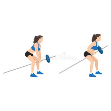 Barbell Bent Over Rows Stock Illustrations – 36 Barbell Bent Over Rows