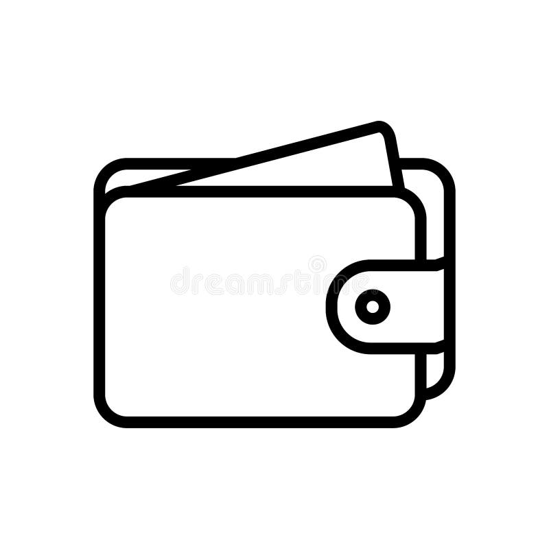 Wallet Icon Vector Illustration. Wallet Symbol Icon Stock Vector ...