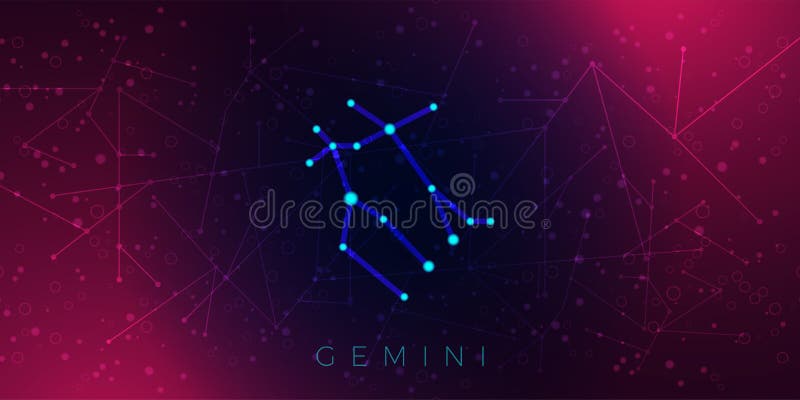 Cool Gemini Zodiacal Constellation Background and Wallpaper Stock  Illustration - Illustration of pattern, basic: 221601477