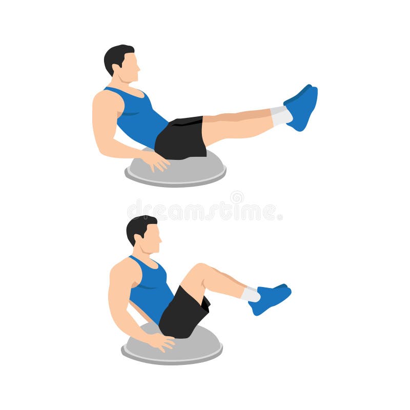 Seated Knee Tucks  Illustrated Exercise Guide