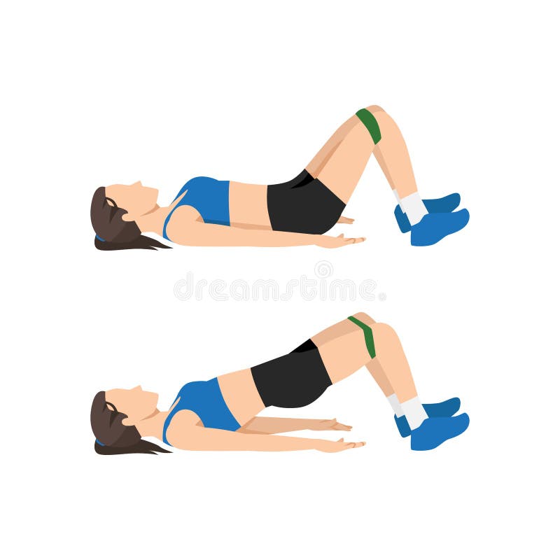 Glute Bridge Stock Illustrations – 229 Glute Bridge Stock Illustrations,  Vectors & Clipart - Dreamstime