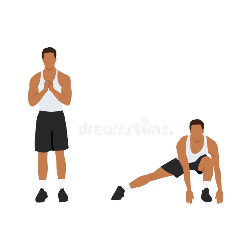 Lateral Lunges Stock Illustrations – 43 Lateral Lunges Stock ...