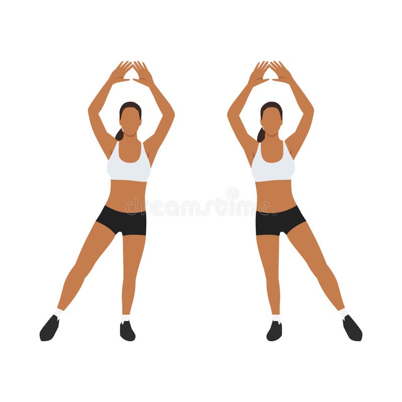 Modified Jumping Jacks  Illustrated Exercise Guide