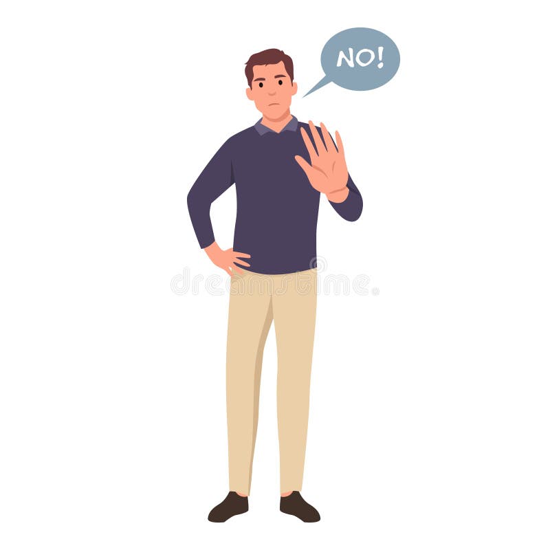 Person Saying No Clipart Person Saying No Clipart