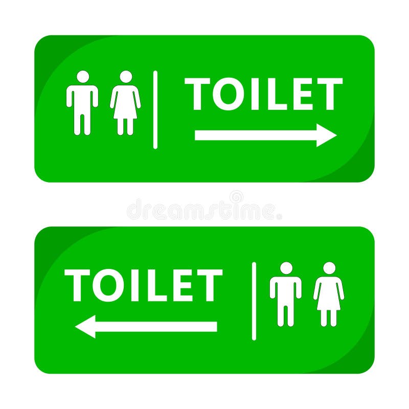 Toilet sign stock vector. Illustration of bathroom, icons 270436468