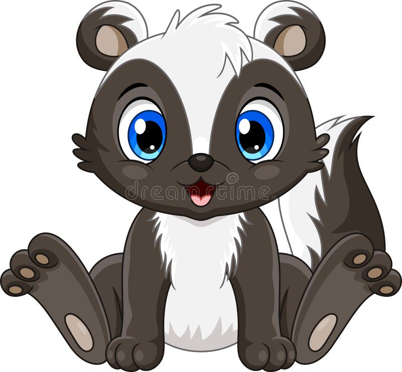 Baby Skunk Cartoon Stock Illustrations – 740 Baby Skunk Cartoon Stock ...
