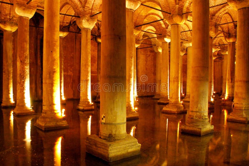 Basilica Cistern, Istanbul, Turkey stock image Basilica Cistern, Istanbul, Turkey stock image