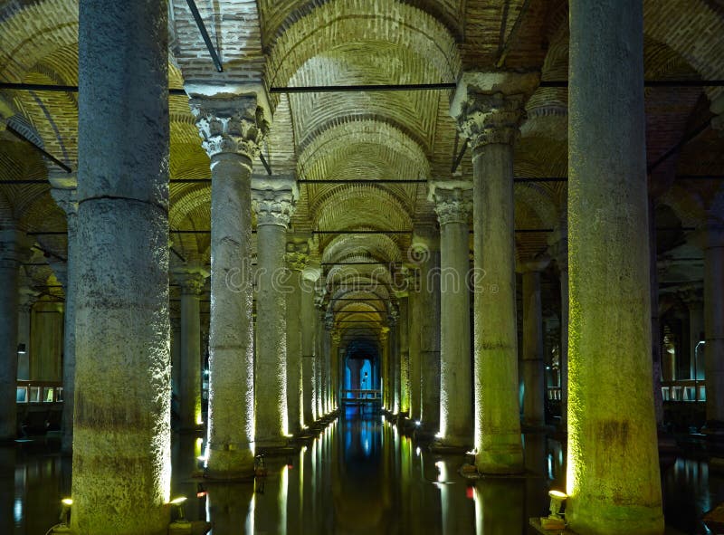 Basilica Cistern royalty free stock photo