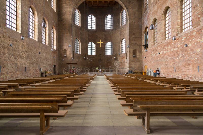 Basilica of Constantine in Trier Stock Image Image of style, roman