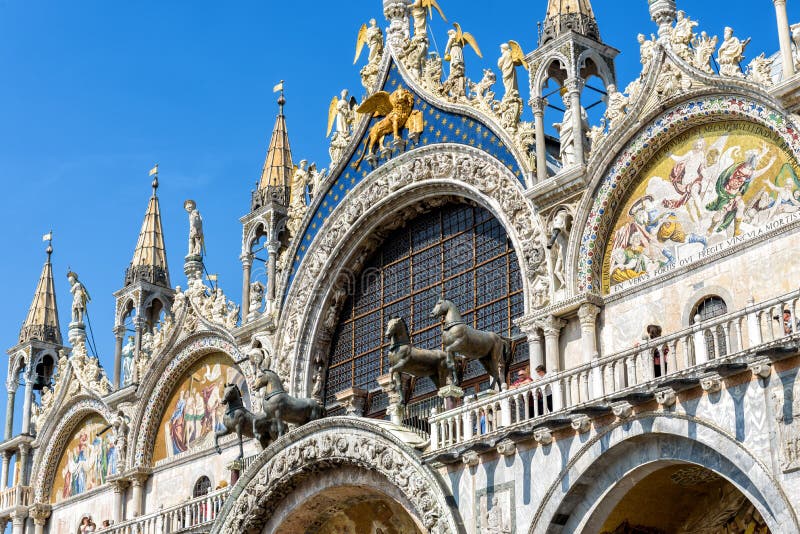 Basilica Di San Marco a Venezia, Italia Immagine Stock - Immagine di ...