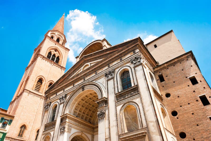 Basilica Di Sant Andrea σε Mantua, Λομβαρδία, Ιταλία στοκ εικόνες