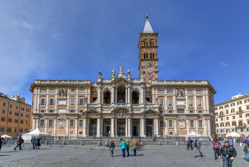 Basilica Di Santa Maria Maggiore - Rome, Italy Editorial Stock Image ...