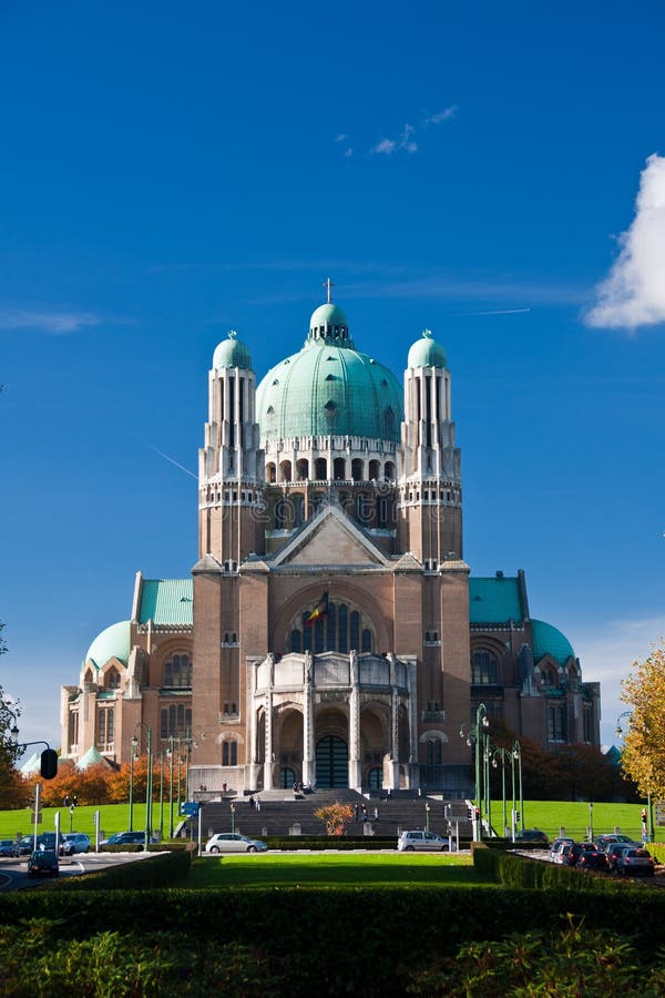 Basilica of Koekelberg stock photo. Image of touristic 27394760