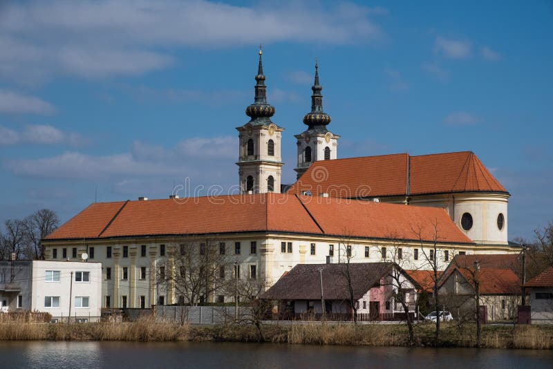 Basilica minor in Sastin-Straze, Slovak republic. Famous Religious architecture