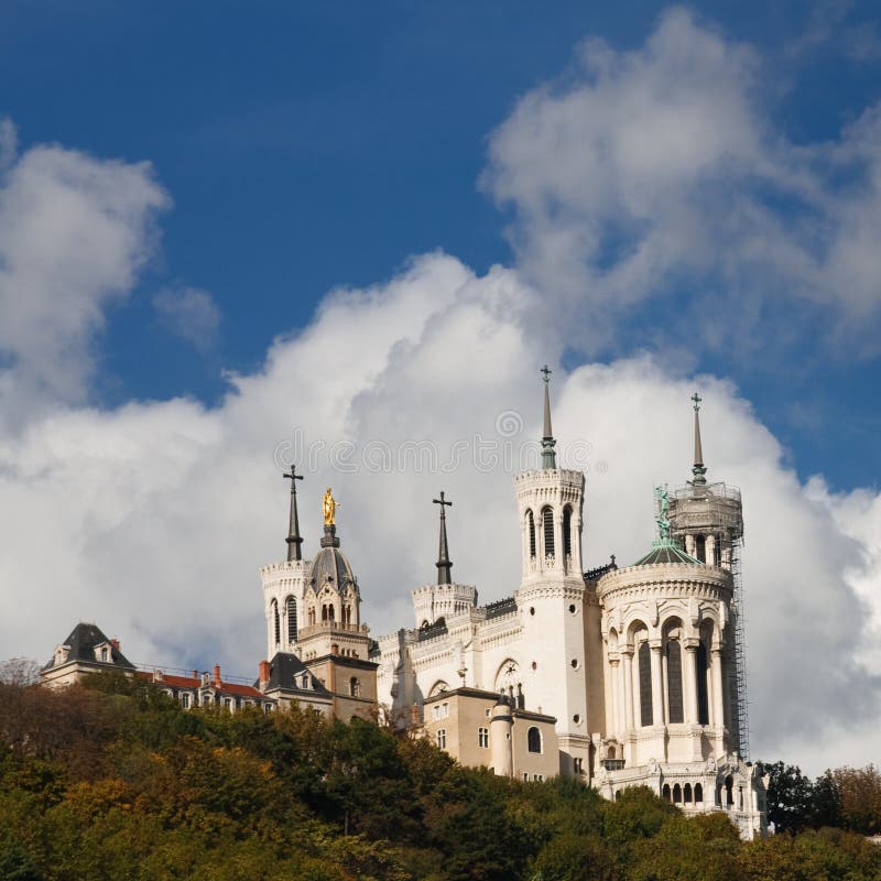 Basilica of Notre-Dame de Fourviere, Lyon, France