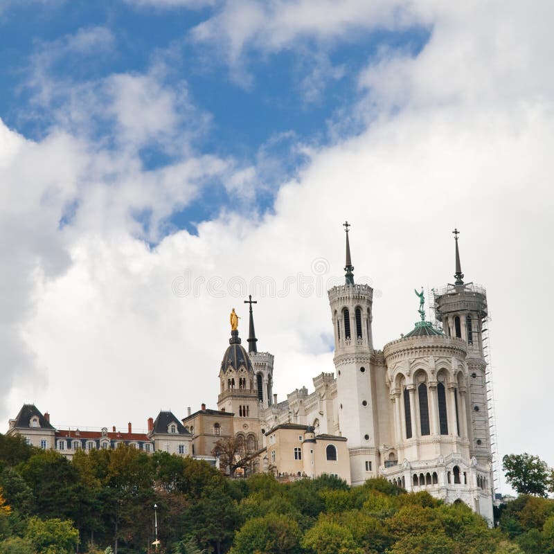 Basilica of Notre-Dame de Fourviere, Lyon, France