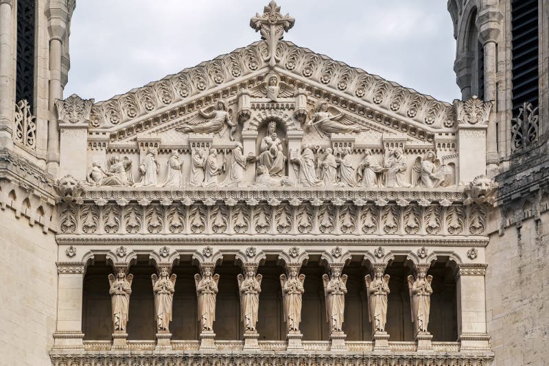 Basilica of Notre-Dame de Fourviere, Lyon, France