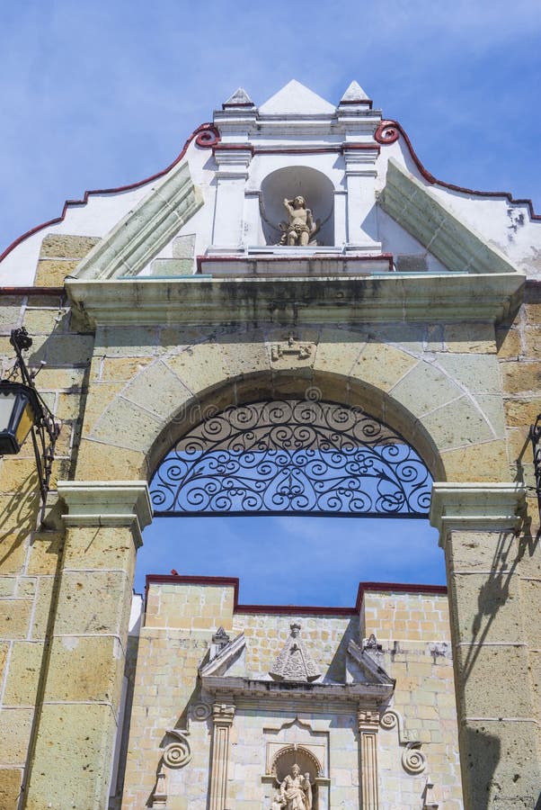 The Basilica of Our Lady of Solitude in Oaxaca Mexico royalty free stock images The Basilica of Our Lady of Solitude in Oaxaca Mexico royalty free stock images