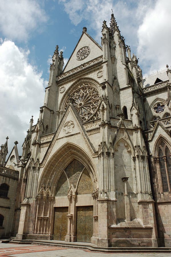 Basilica a Quito, Ecuador. fotografia stock Basilica a Quito, Ecuador. fotografia stock