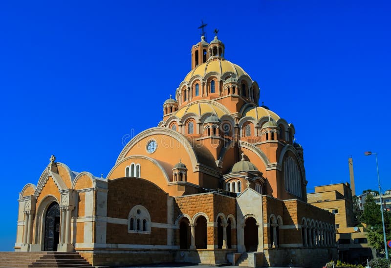 Basilica of Saint Paul near Harissa mount at Lebanon