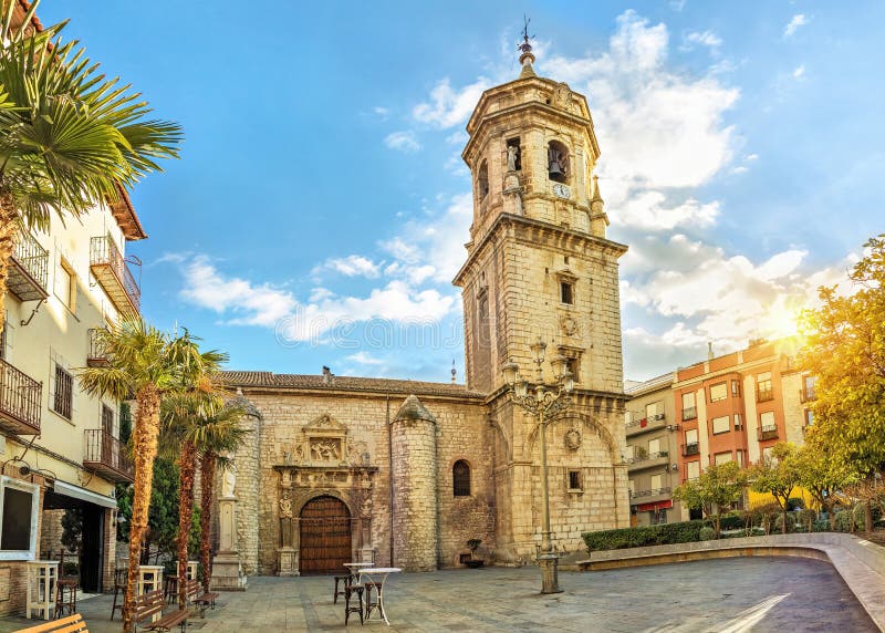 Basilica of San Ildefonso in Jaen Stock Photo - Image of andalusia