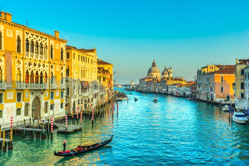 Basilica Santa Maria Della Salute, Venice, Italy Stock Image - Image of ...