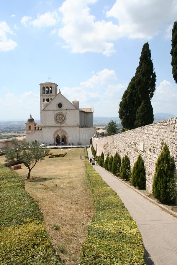 The basilica of St.Francis/Assisi