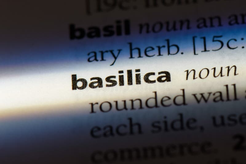 Basilica stock image. Image of idea, english, word, dictionary 114404613