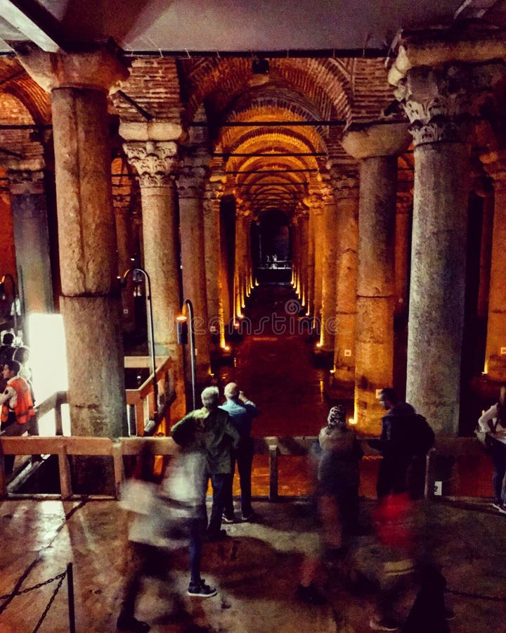 Basilika-Zisterne Istanbul stockfotos Basilika-Zisterne Istanbul stockfotos