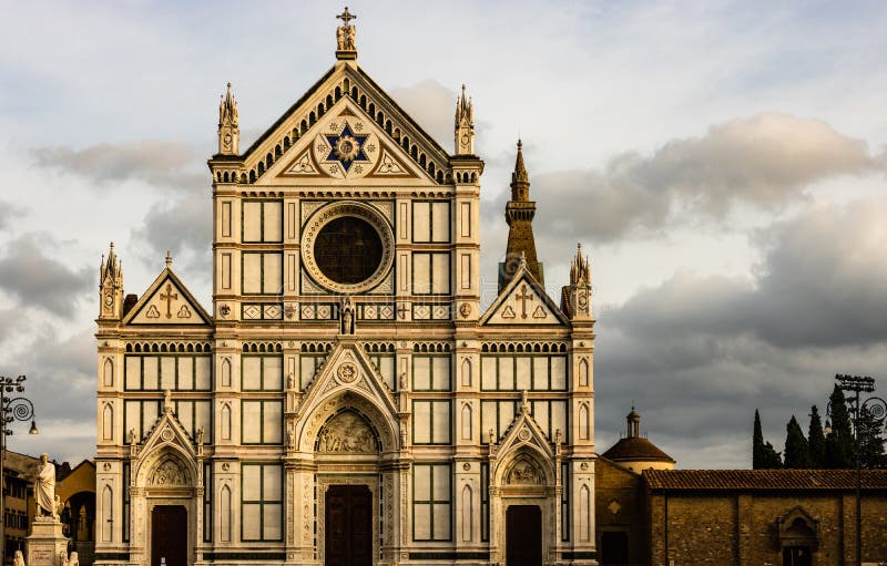 Basilikadi Santa Croce, Florenz, Toskana, Italien lizenzfreies stockbild Basilikadi Santa Croce, Florenz, Toskana, Italien lizenzfreies stockbild