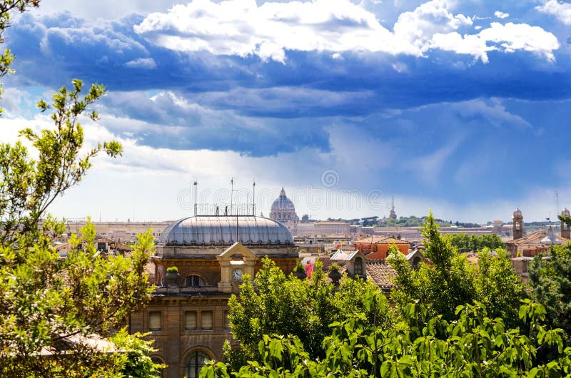 Download Basilique De Rome Et De St Peter Image stock - Image du landmark, cathédrale: 45357405